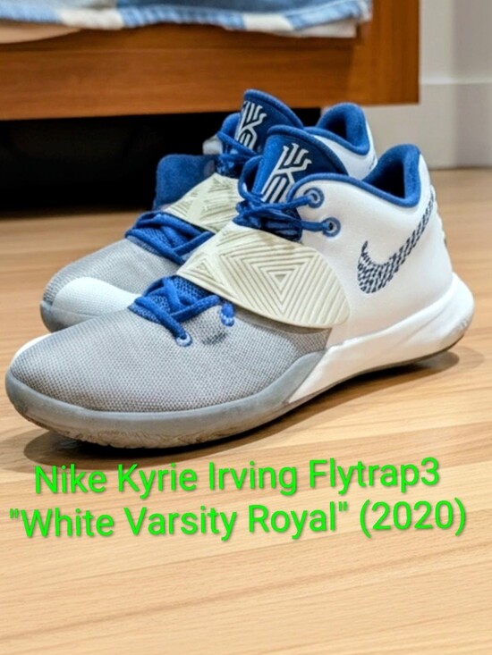 Nike Other - Nike Kyrie Irving Flytrap3 "White Varsity Royal" (2020) SZ 11 EUC